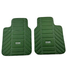 Green Leather Floor Mats For Rolls-Royce Cullinan Rr31 2018-2023 ER56 Design - AutoWin