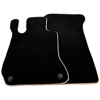 Black Floor Mats For Mercedes-Benz C-Class W204 (2007-2014) - AutoWin