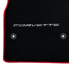 Black Floor Mats For Chevrolet Corvette C8 (2020-2024) - AutoWin