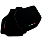 Alcantara Black Floor Mats For Ferrari 488 Pista Spider (2019-2021) Italian Edition