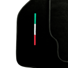 Alcantara Black Floor Mats For Ferrari 488 Pista Spider (2019-2021) Italian Edition