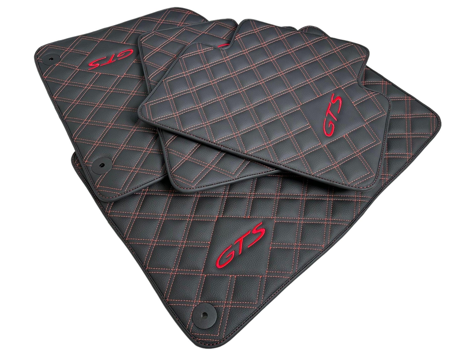 Leather Floor Mats for Porsche Panamera (2017-2023) - AutoWin
