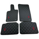 Leather Floor Mats For Porsche Panamera 4S 971 (2017-2023) - AutoWin