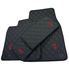 Leather Floor Mats For Porsche Taycan 4S (2019-2023) - AutoWin