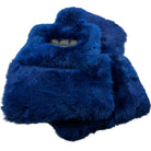 Navy Blue Sheepskin Floor Mats for Rolls Royce Wraith (2013–2023) | ER56 Design - AutoWin