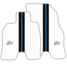 White Leather Floor Mats for BMW i8 Series L12 L15