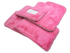 Pink Sheepskin Floor Mats For Rolls Royce Phantom 2003–2016 Er56 Design Brand - AutoWin