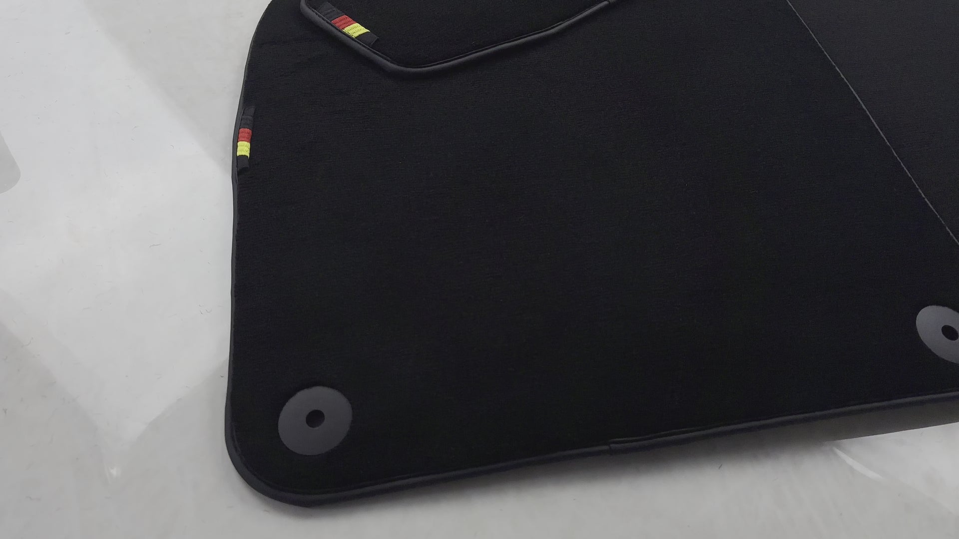 Black Floor Mats for Porsche 911 - 992 (2019-2024) with German Flag - AutoWin