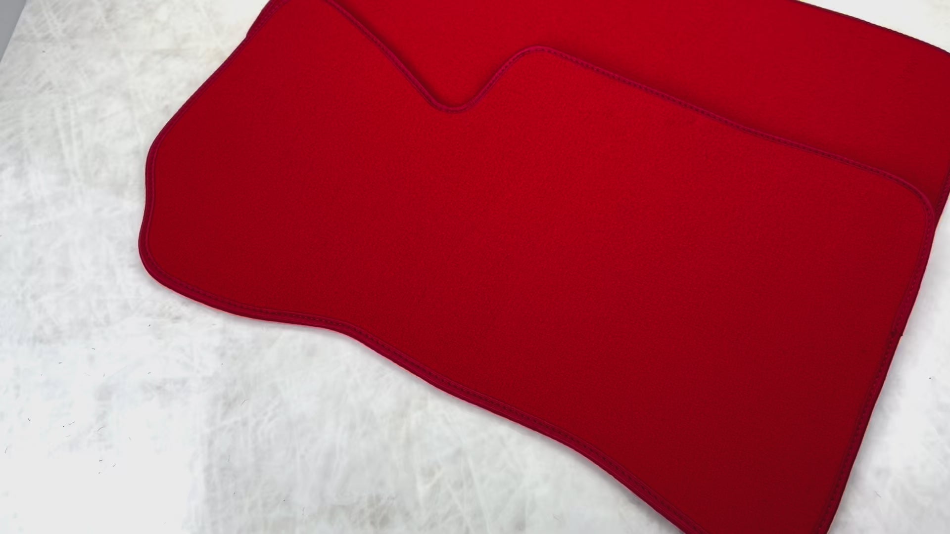 Red Floor Mats for Chevrolet Corvette C2 (1963-1967) - AutoWin