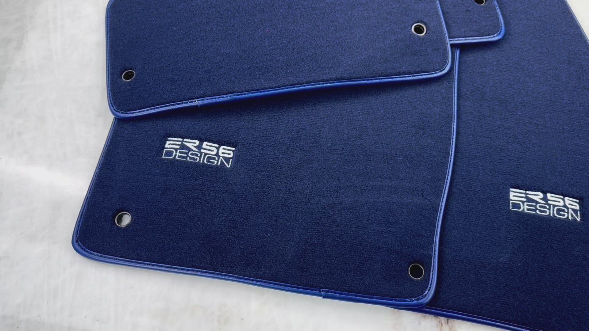 Dark Blue Floor Mats for Range Rover Evoque (2011-2015) 3/5-Doors by ER56 Design - ER56 Design