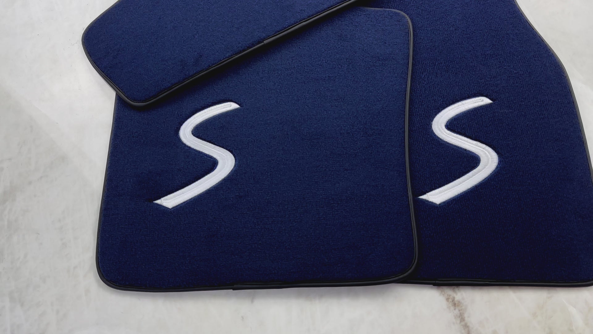 Dark Blue Floor Mats for Mini Cooper / One R56 (2007-2014) - AutoWin