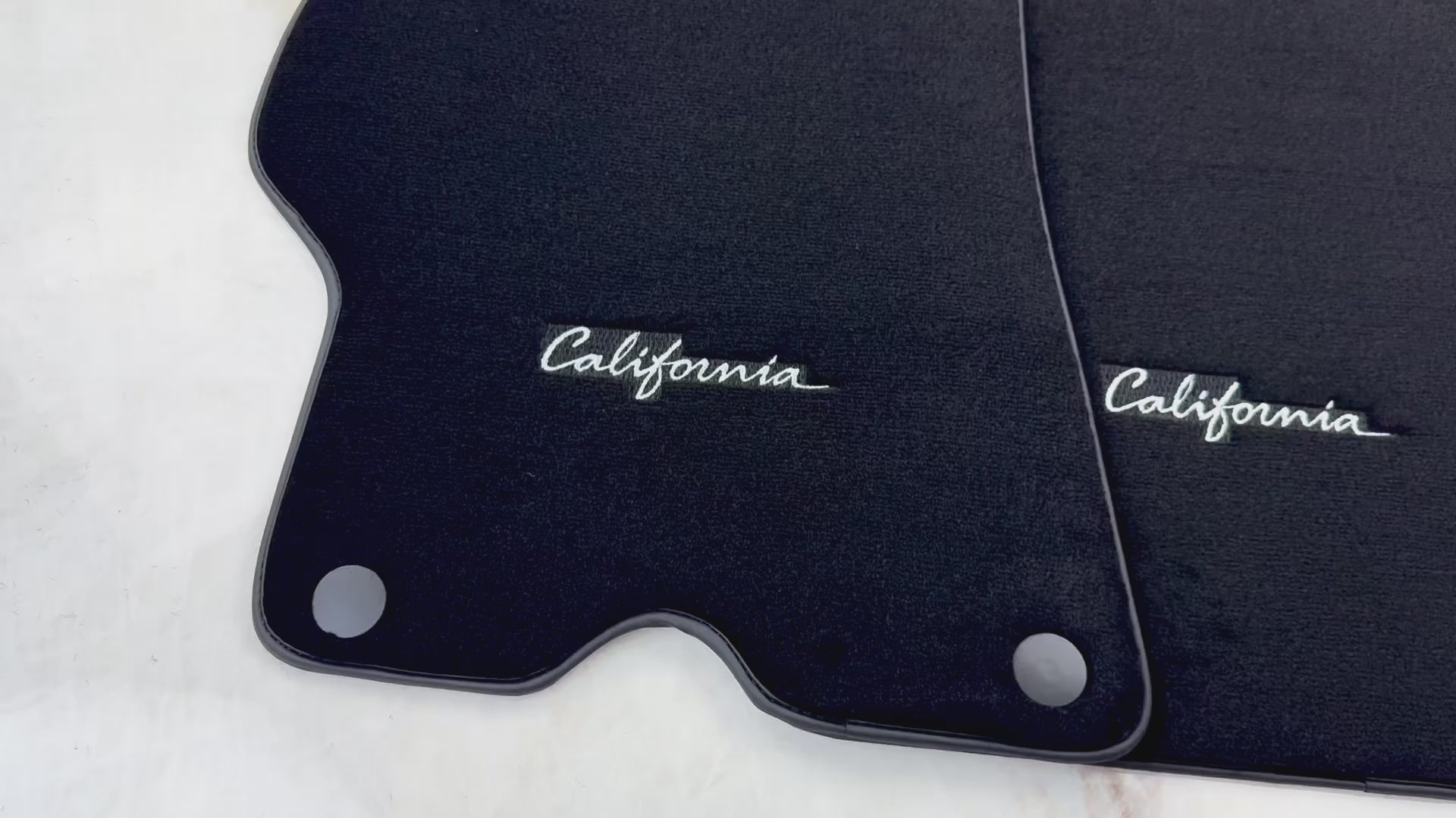 Floor Mats for Ferrari California (2008-2014) with Black Trim - AutoWin