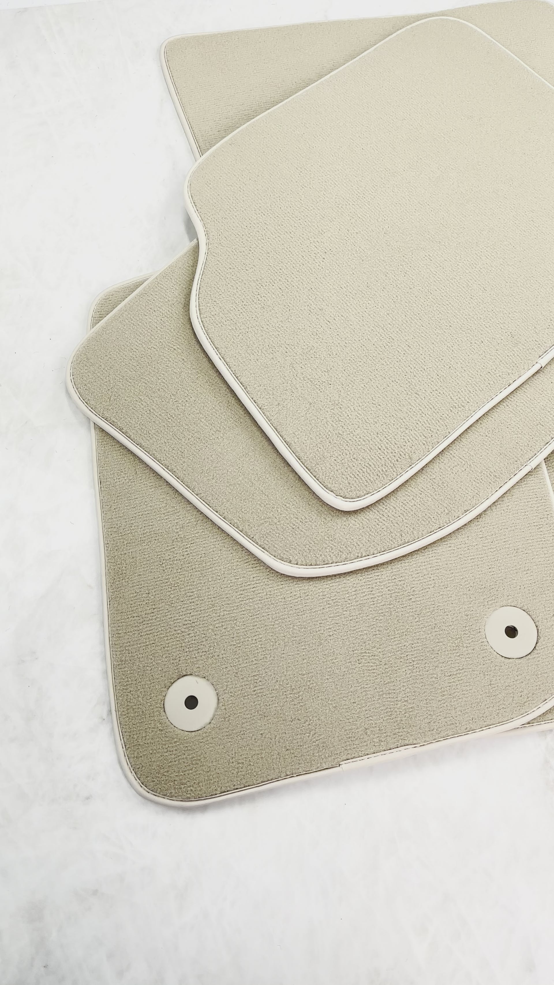 Beige Floor Mats For Bentley Continental GT (2018–2023) - AutoWin