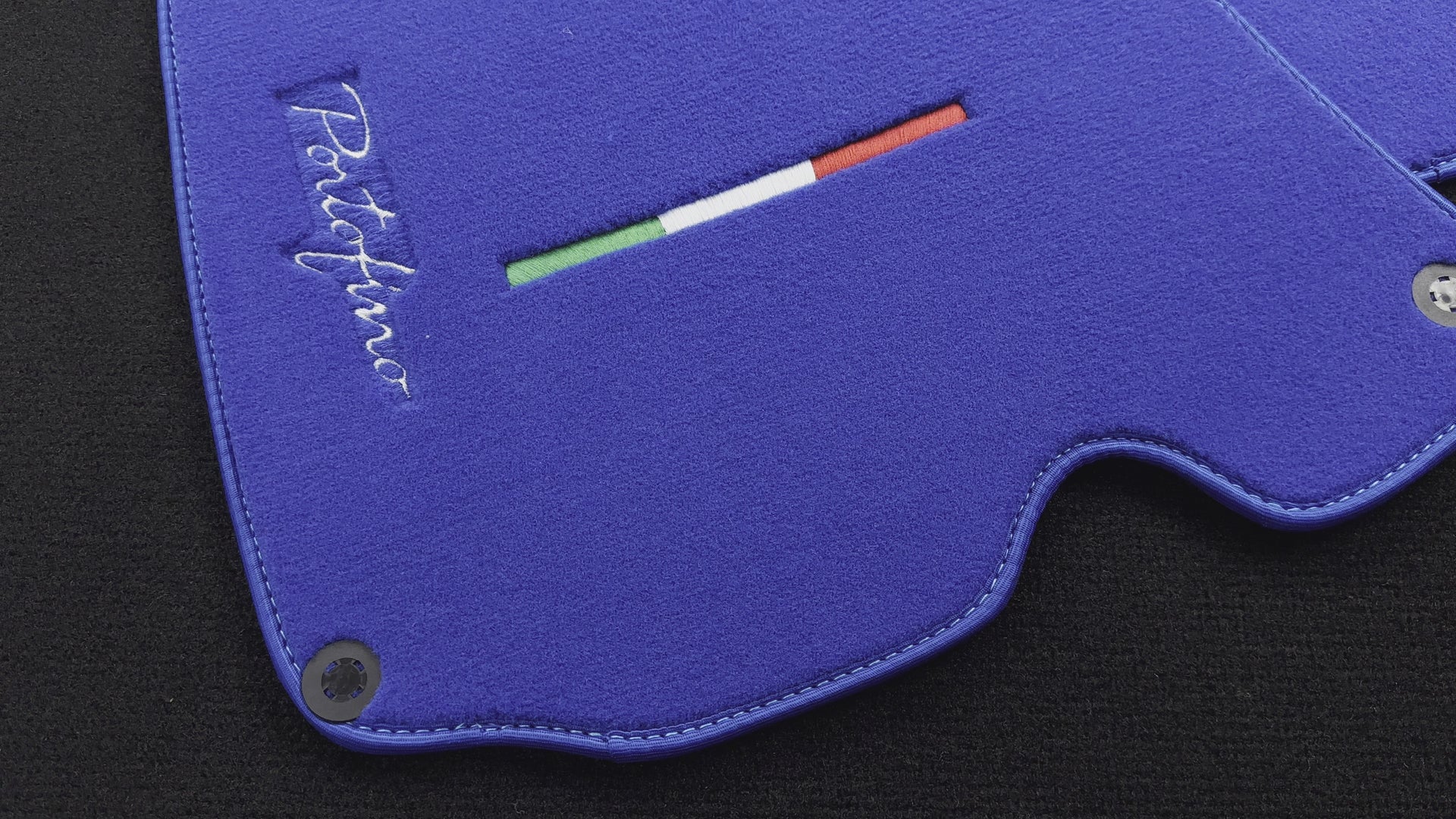 Blue Floor Mats for Ferrari Portofino (2018-2023) Italian Edition - AutoWin