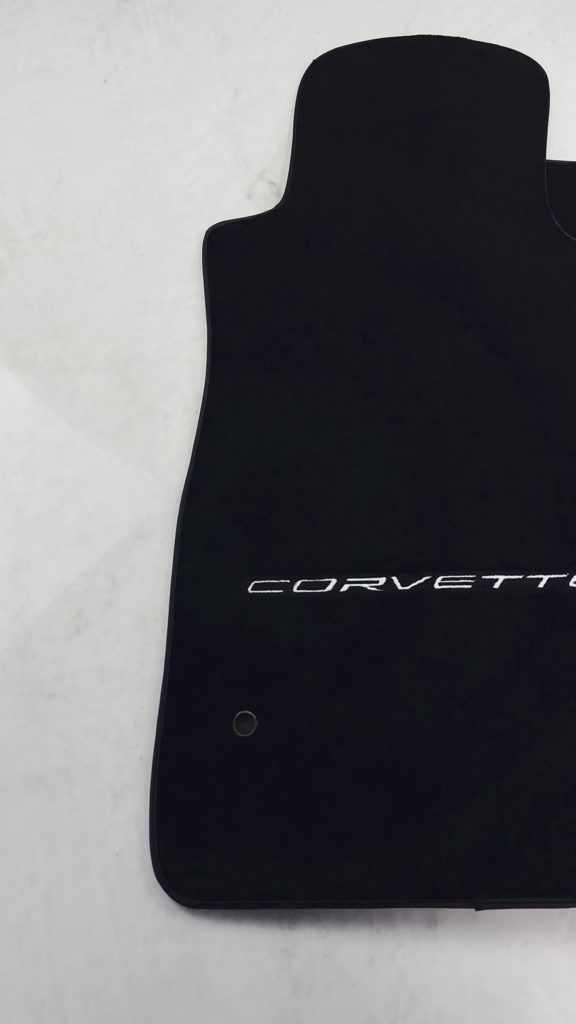 Black Floor Mats For Chevrolet Corvette C6 (2005-2013) - AutoWin