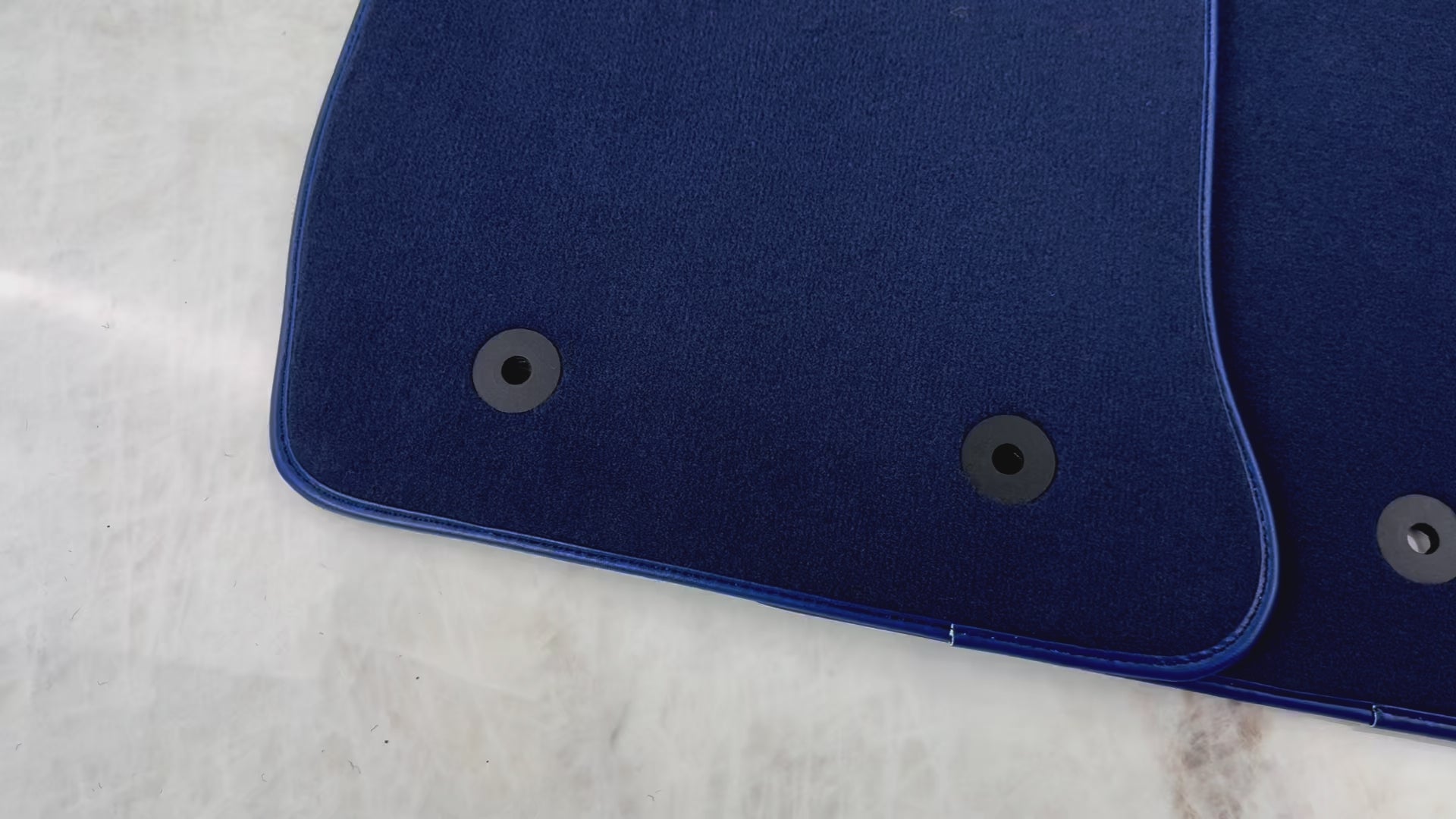 Dark Blue Floor Mats for Chevrolet Corvette C7 (2014-2019) - AutoWin