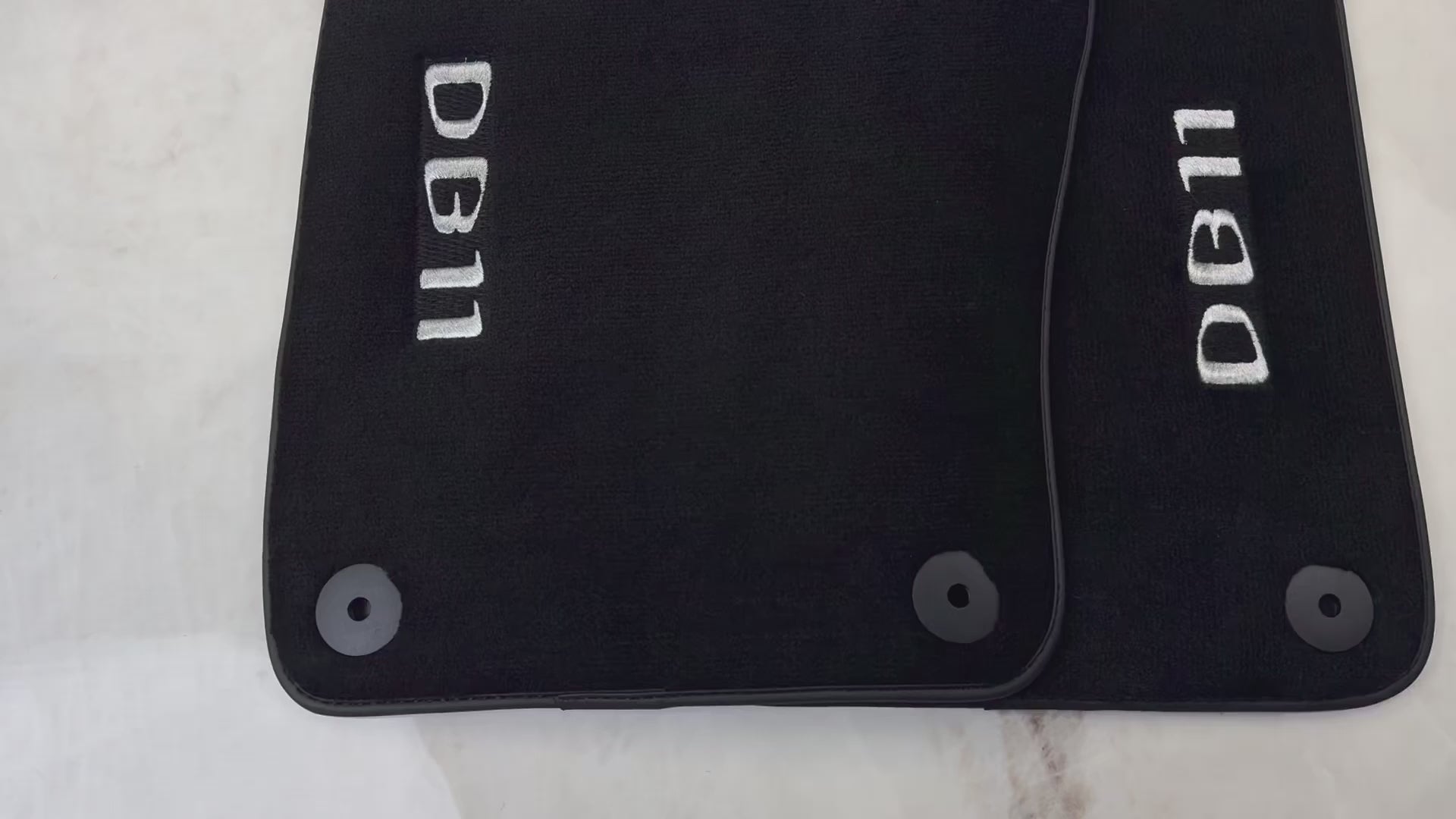 Black Floor Mats for Aston Martin DB11 (2016–2023) - AutoWin