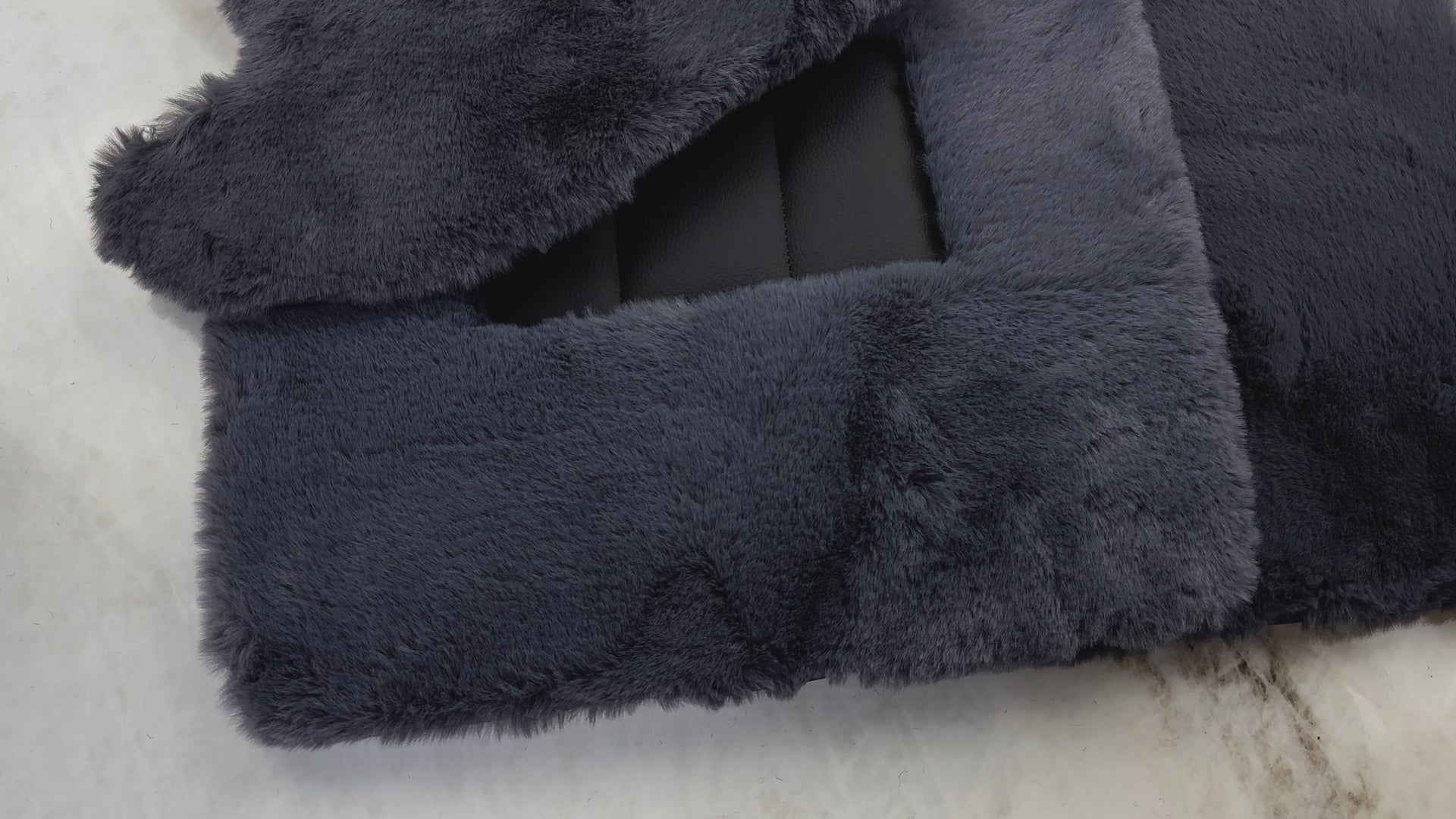 Gray Sheepskin Floor Mats For Bentley Continental GT (2011–2018) Er56 Design - ER56 Design