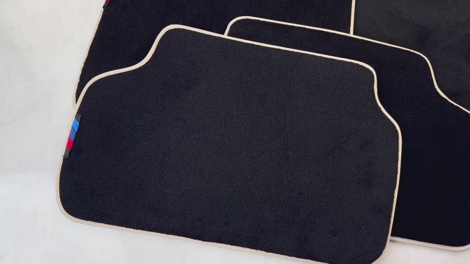 Black Mats For BMW 5 Series G30 | Beige Trim | Various Trim Colors - AutoWin