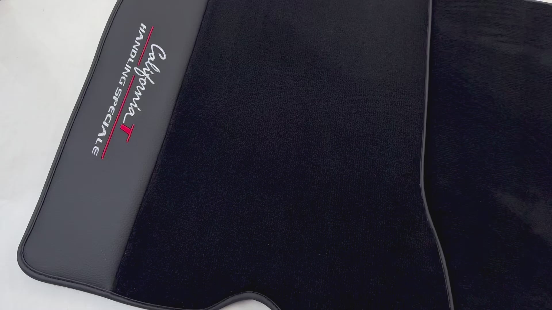 Floor Mats for Ferrari California T (2015-2018) with Leather | Handling Speciale - AutoWin