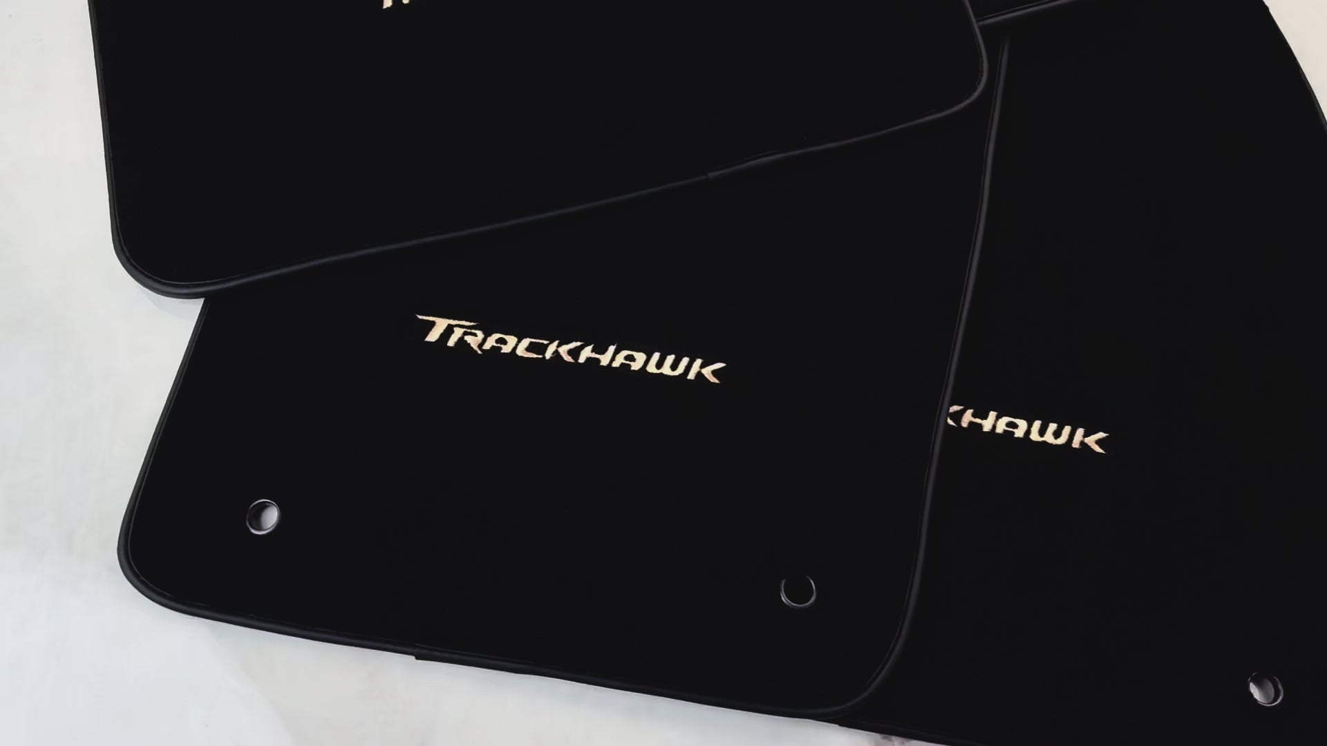 Black Floor Mats for Jeep Grand Cherokee Trackhawk (2018-2021) - AutoWin