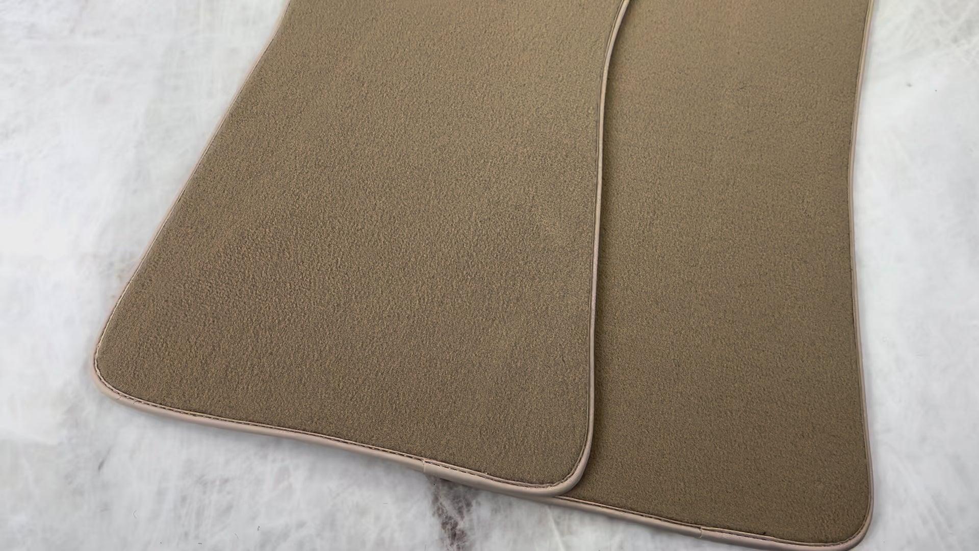 Beige Floor Mats for Chevrolet Corvette C3 (1968-1982) | Beige Trim - AutoWin