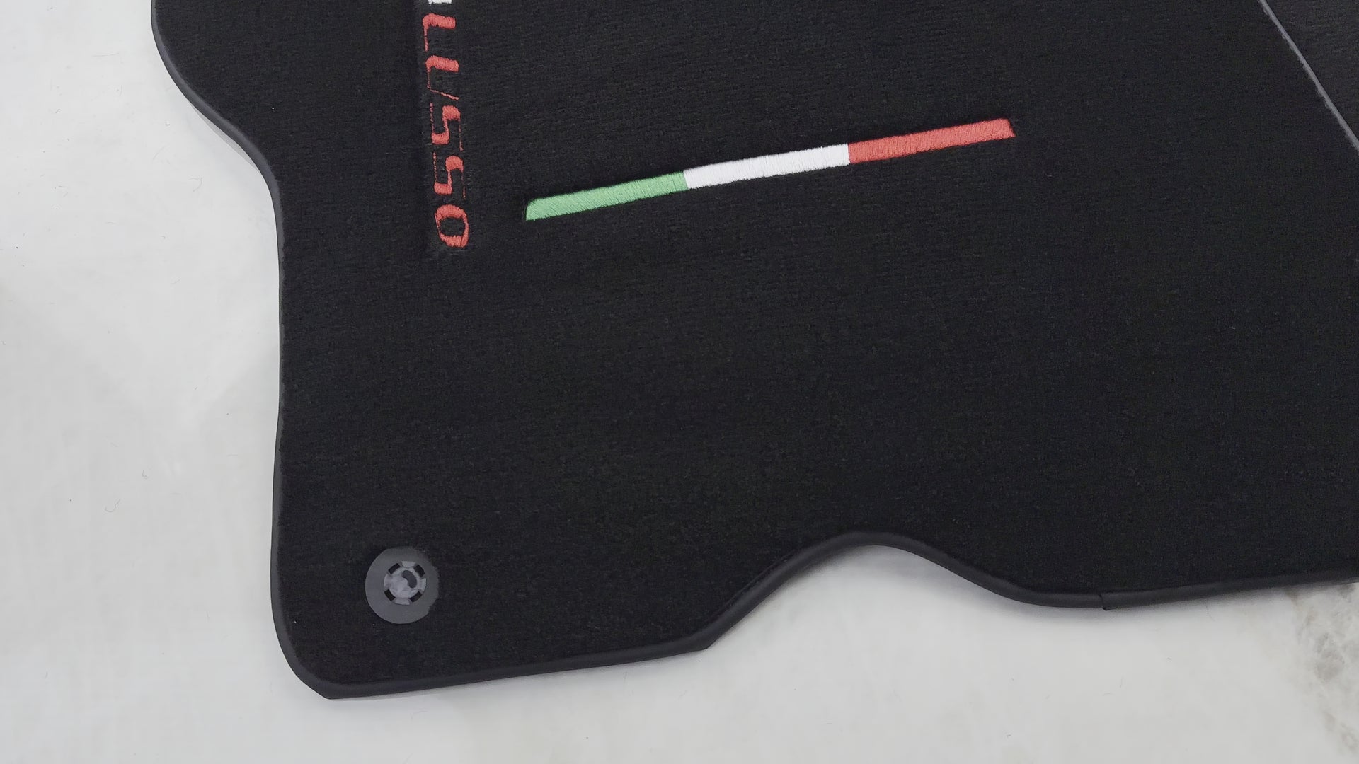 Black Floor Mats For Ferrari GTC4 Lusso (2016-2023) Italian Edition - AutoWin