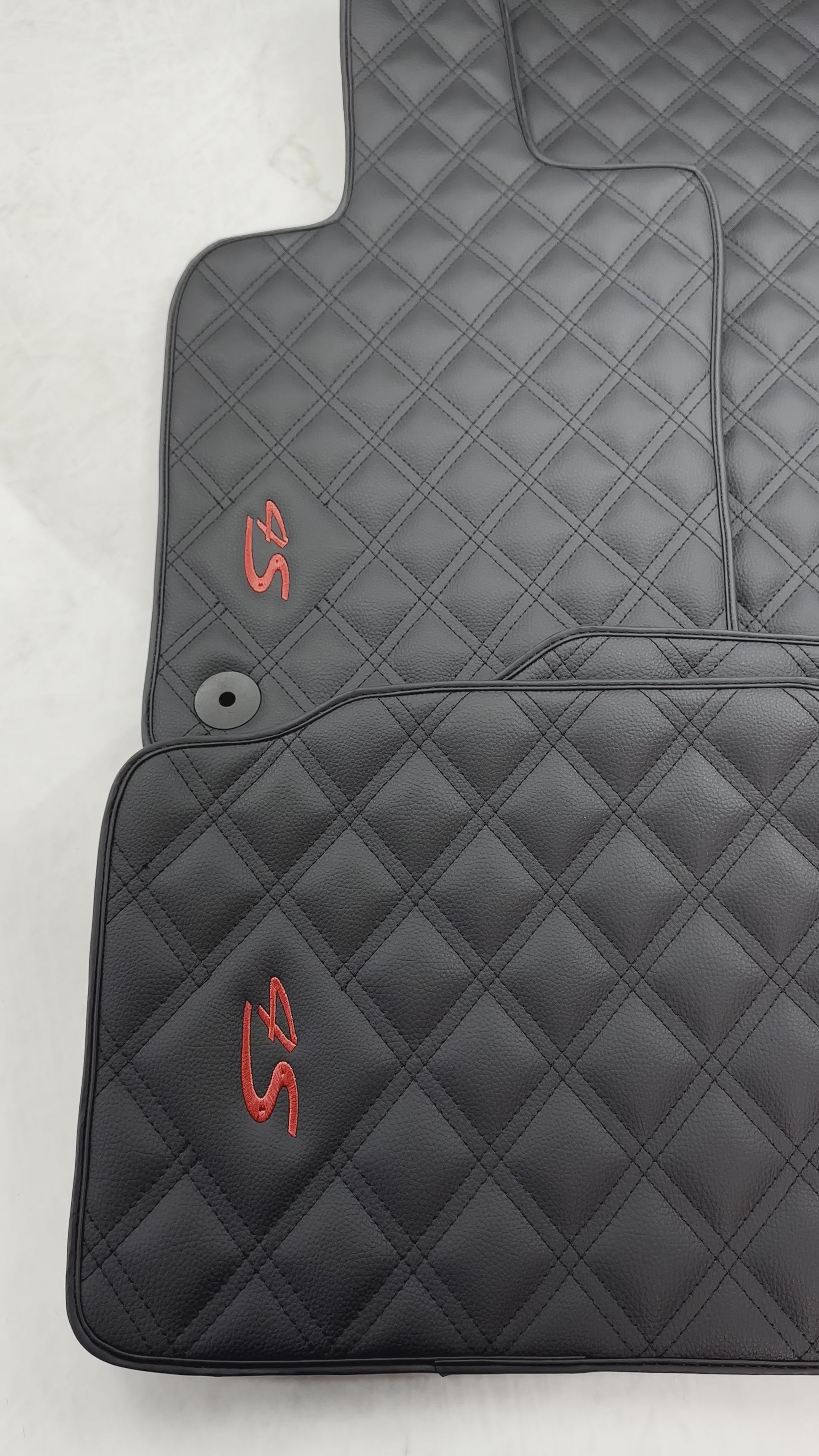 Leather Floor Mats For Porsche Panamera 4S 971 (2017-2023) - AutoWin