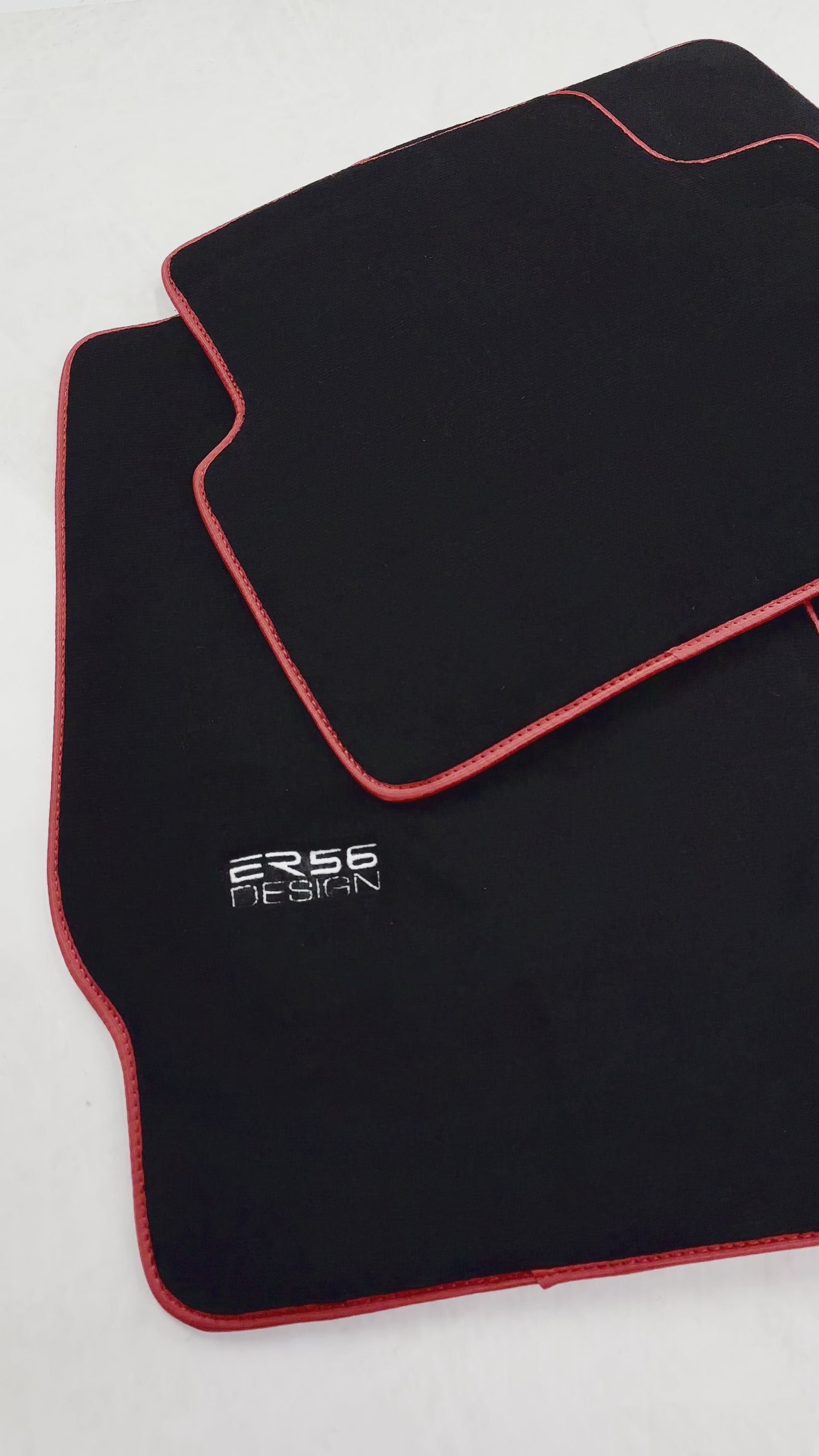 Black Floor Mats For Honda Civic V (1991-1995) ER56 Design - ER56 Design