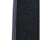 Purple Leather Black Floor Mats for Lamborghini Huracan | Black Trim - AutoWin
