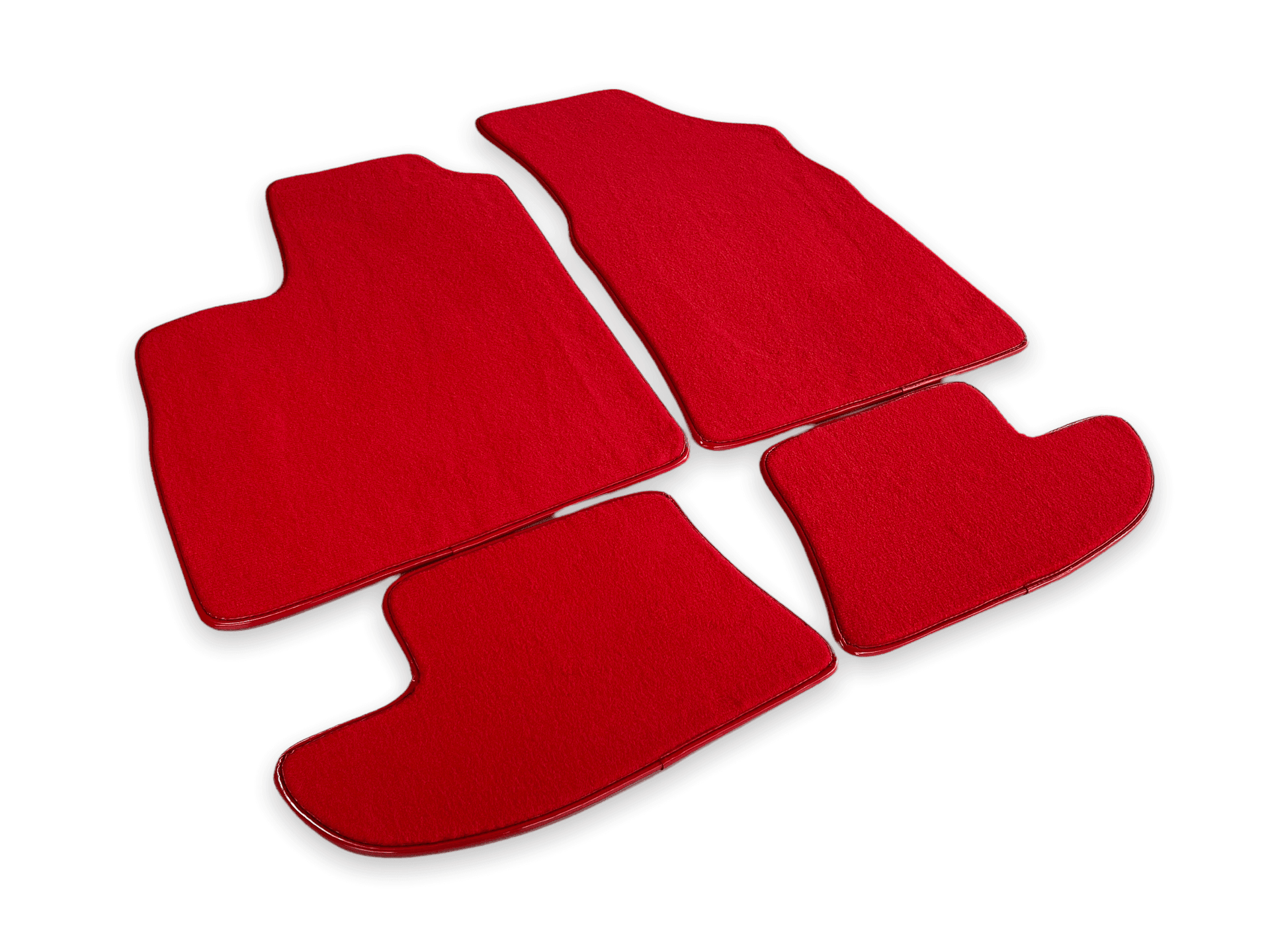 Red Floor Mats For Bentley Continental GTC (2011-2018) - AutoWin