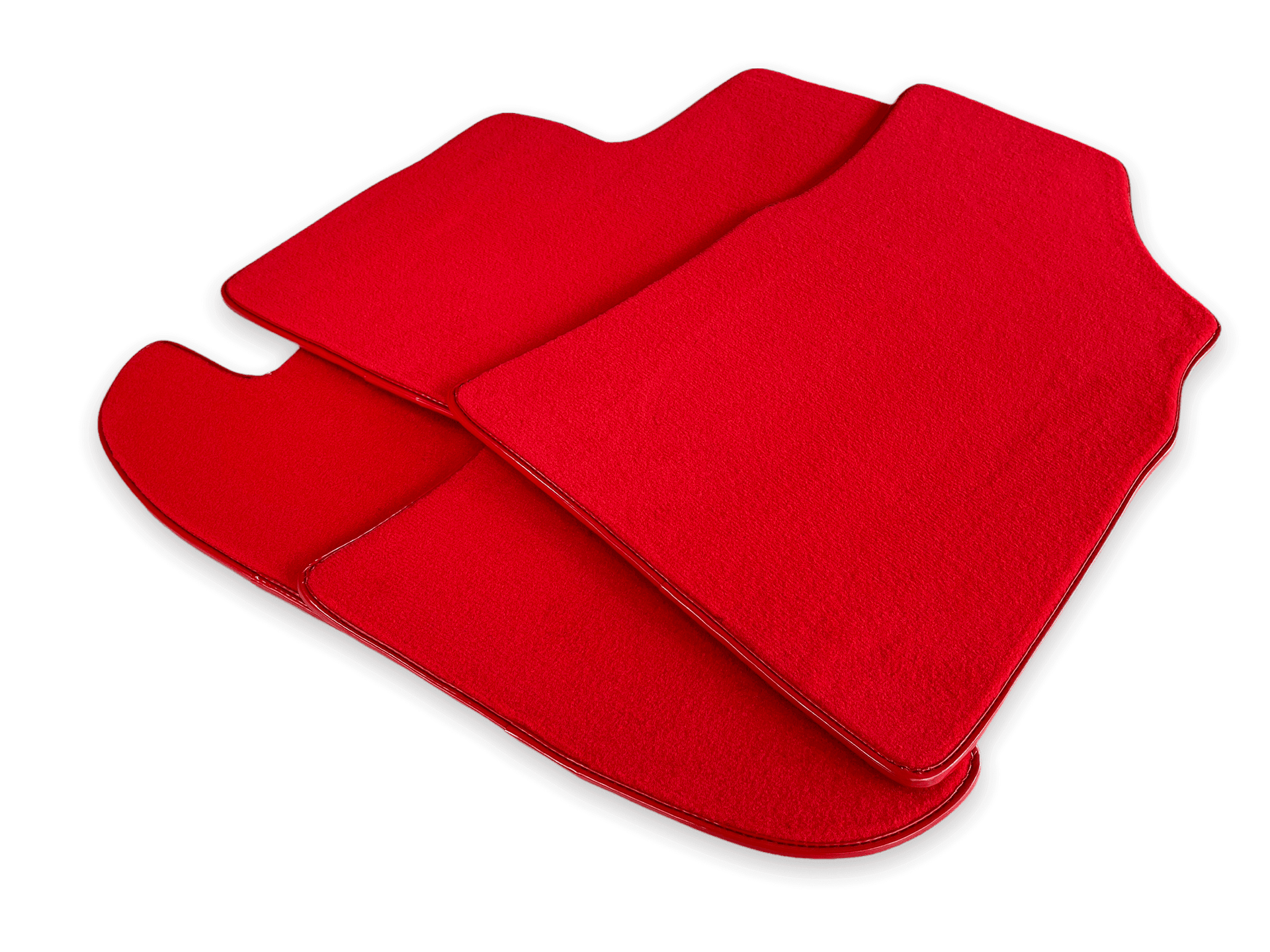 Red Floor Mats For Bentley Continental GTC (2011-2018) - AutoWin