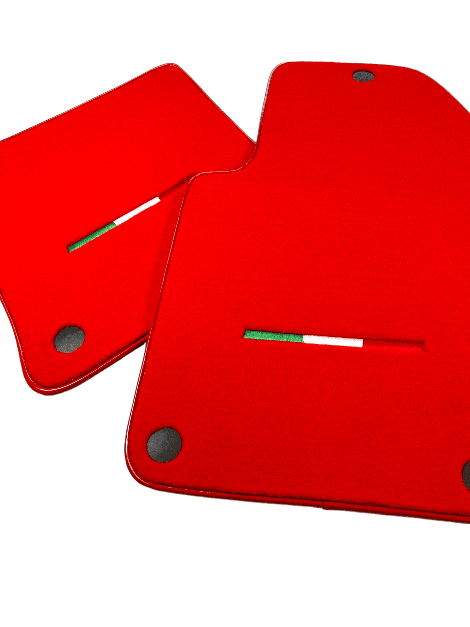 Red Floor Mats For Ferrari 612 Scaglietti 2005-2011 Italian Edition - AutoWin