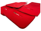 Red Floor Mats For Maserati Coupé (2001-2007) Italy Edition - AutoWin