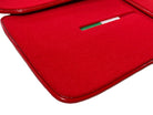 Red Floor Mats For Maserati Coupé (2001-2007) Italy Edition - AutoWin