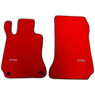 Red Floor Mats For Mercedes-Benz C-Class W204 (2007-2014) - AutoWin