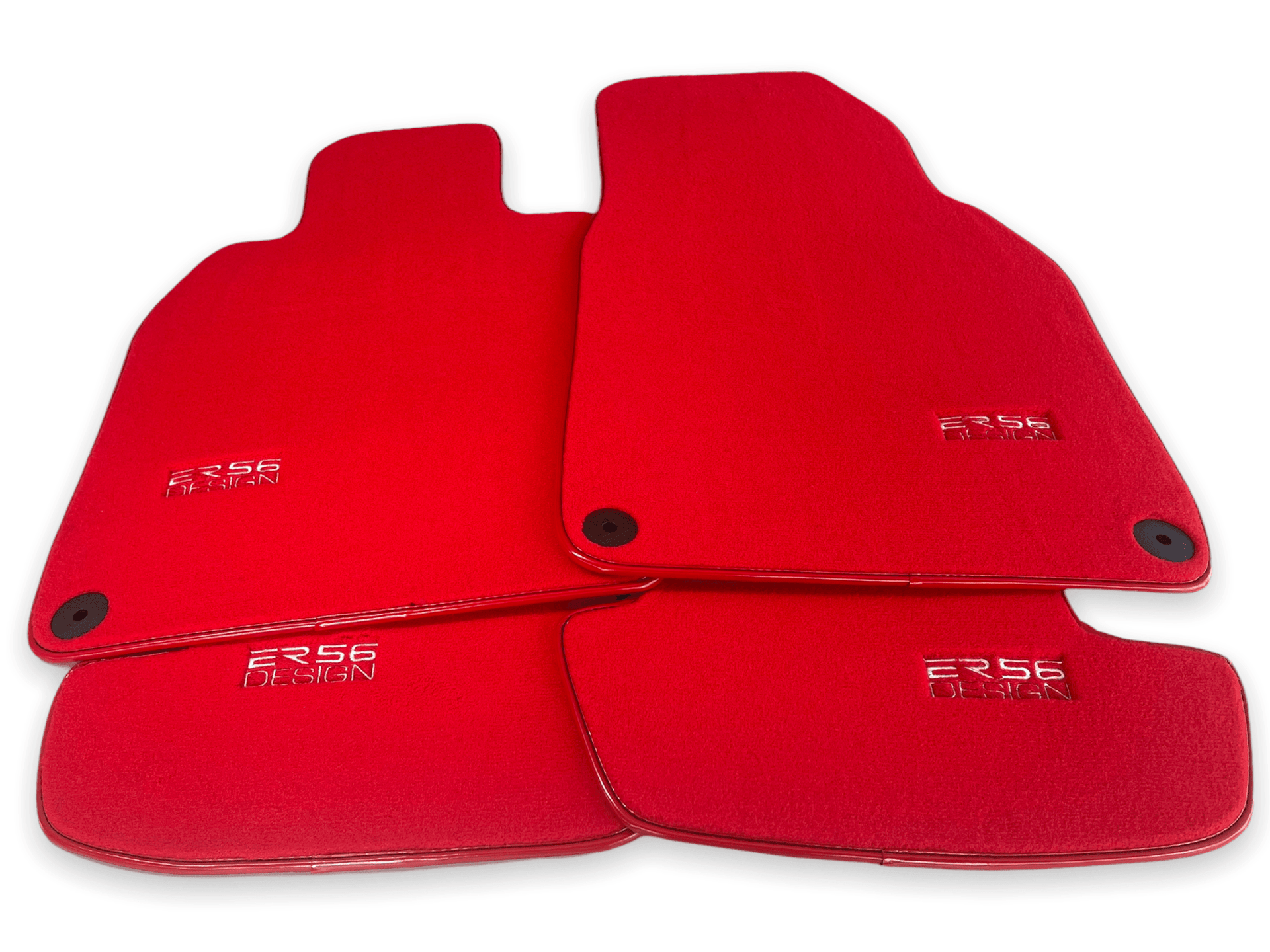 Red Floor Mats for Porsche Panamera (2009-2016) | ER56 Design - AutoWin
