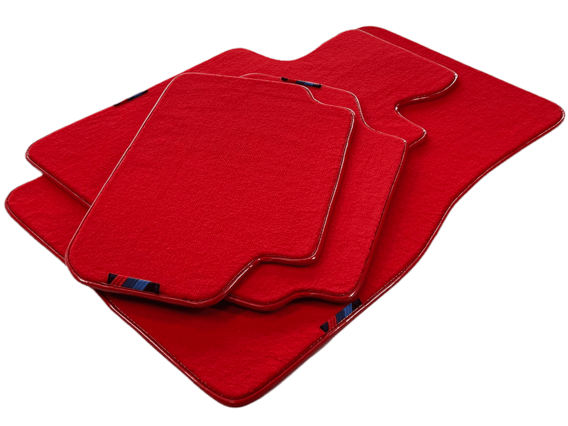 Red Mats For BMW M3 4-door E90 With M Package AutoWin Brand - AutoWin