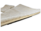 White Sheepskin Mats for Rolls Royce Spectre (2023-2024)