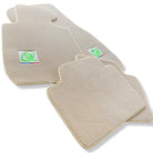 Beige Floor Mats For BMW 5 Series F10 Tailored Set Perfect Fit - AutoWin