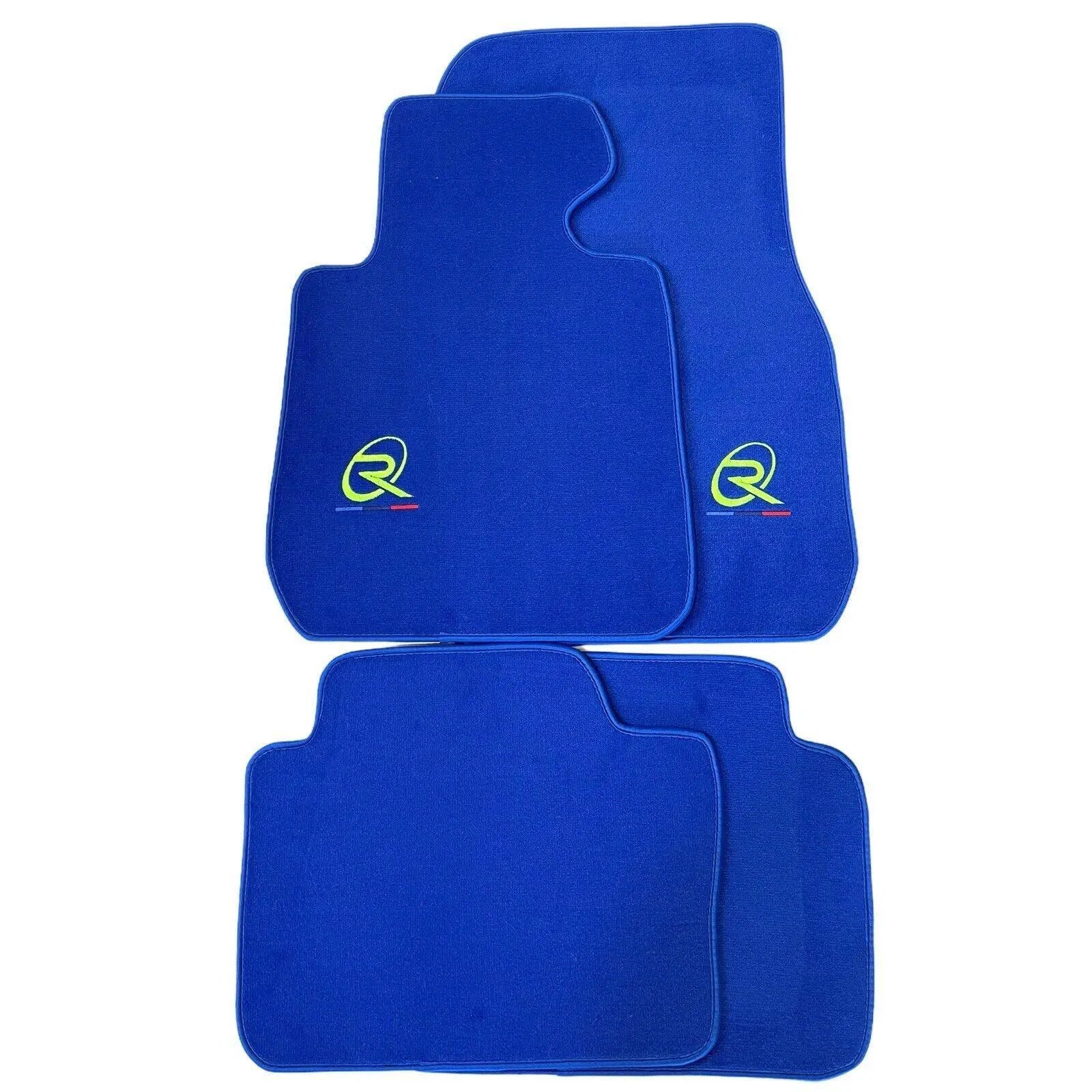 Blue Floor Mats For BMW 1 Series E82 Tailored Set Perfect Fit - AutoWin