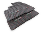 Floor Mats For Lamborghini Urus Leather Red Stitching - AutoWin