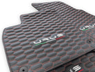 Floor Mats For Lamborghini Urus Leather Red Stitching - AutoWin