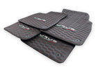 Floor Mats For Lamborghini Urus Leather Red Stitching - AutoWin