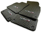 Floor Mats For Lamborghini Urus Leather Yellow Stitching - AutoWin