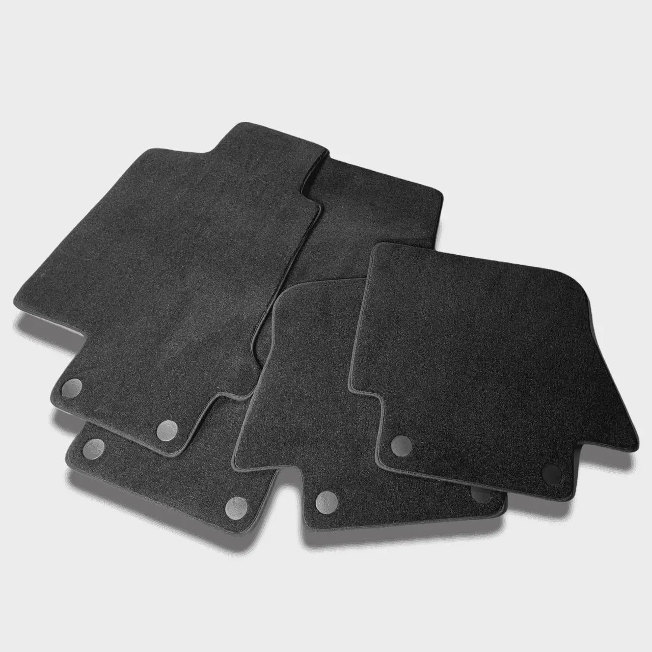 Floor Mats For Maserati GranCabrio Sport (2011-2019) Black - AutoWin