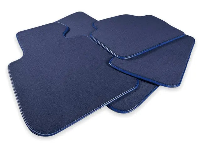 Floor Mats For Rolls Royce Shadow 1965-1977 Dark Blue - AutoWin
