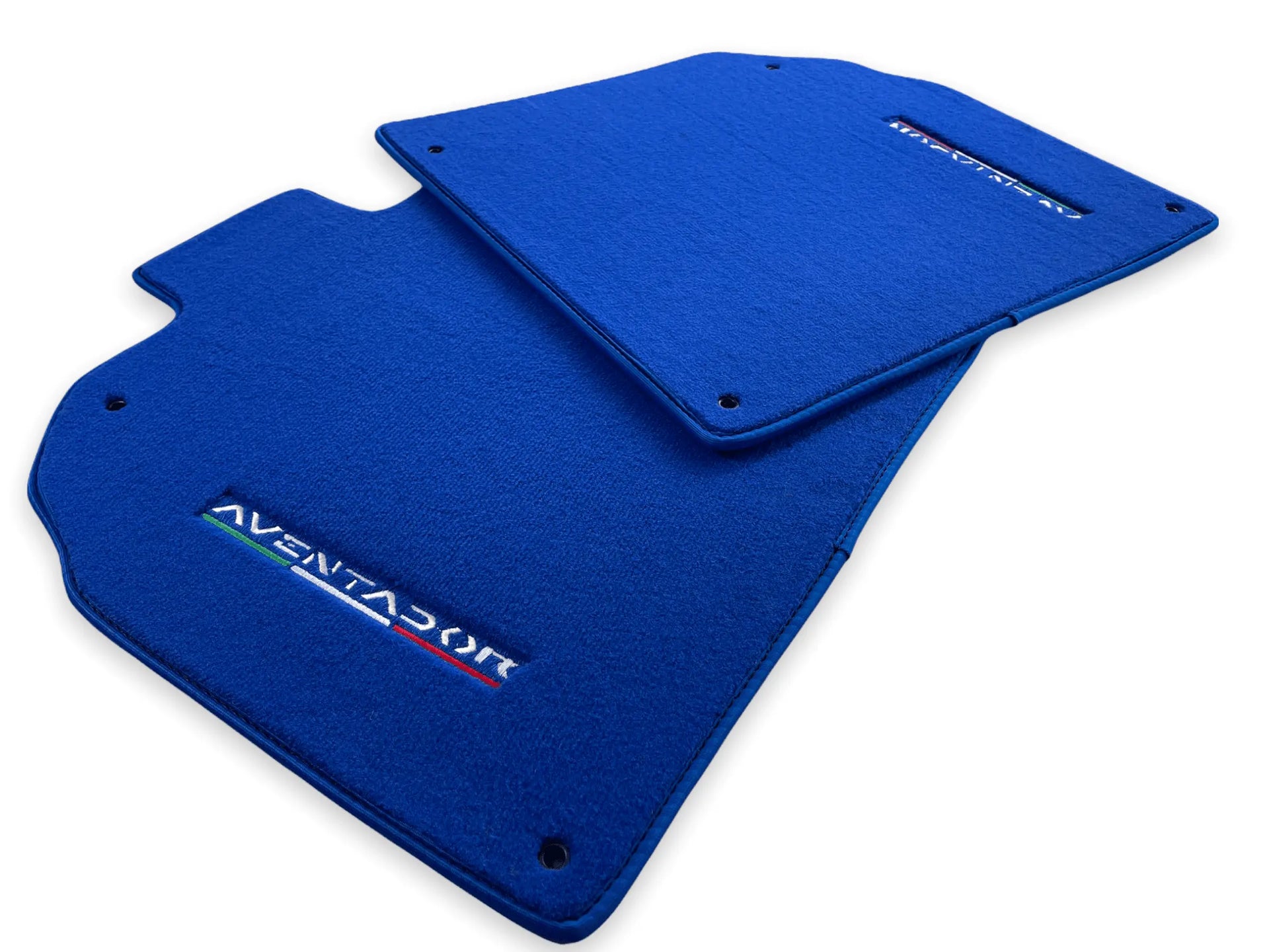 Floor Mats for Lamborghini Aventador Blue Color Carpet - AutoWin