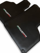 Floor Mats for Lamborghini Gallardo Carbon Fiber Leather - AutoWin