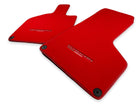 Floor Mats for Lamborghini Huracan Red Color - AutoWin